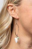 This Too SHELL Pass - Green Paparazzi Earrings