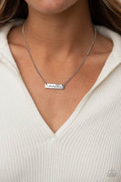 Joy Of Motherhood - Silver Paparazzi Mom Necklace