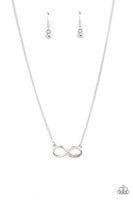 Forever Your Mom - White Infinity Mom Paparazzi Necklace