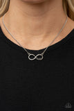 Forever Your Mom - White Infinity Mom Paparazzi Necklace