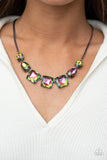 Unfiltered Confidence - Multi Oil Spill Paparazzi Necklace