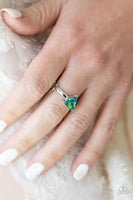 Tenacious Twinkle - Green Paparazzi Ring