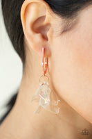 Jaw-Droppingly Jelly - Copper Paparazzi Earrings