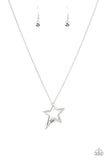 Light Up The Sky - Silver Paparazzi Necklace