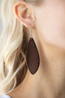 Surf Scene - Brown Paparazzi Earrings