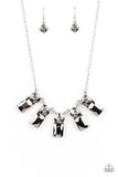 Celestial Royal - Silver Paparazzi Necklace