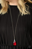 Demandingly Diva - Red Paparazzi Necklace