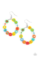 Festively Flower Child - Multi Paparazzi Earrings