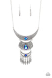Lunar Enchantment - Blue Paparazzi Necklace