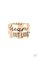 Coming Soon: Dream Louder - Gold Paparazzi Ring