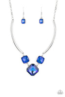 Divine IRIDESCENCE - Blue Paparazzi Necklace