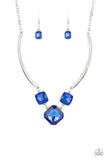 Divine IRIDESCENCE - Blue Paparazzi Necklace