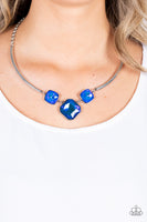 Divine IRIDESCENCE - Blue Paparazzi Necklace