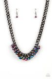 Galactic Knockout - Multi/ Oil Spill Paparazzi Necklace