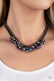 Galactic Knockout - Multi/ Oil Spill Paparazzi Necklace