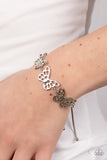 Paparazzi Put a WING on It - Silver Butterfly Bracelet