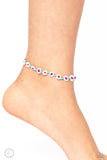 Midsummer Daisy - Blue Paparazzi Anklet