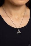 “A” Leave Your Initials - Silver - A