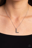 “L” Leave Your Initials - Silver - L