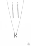 “K” Leave Your Initials - Silver - K