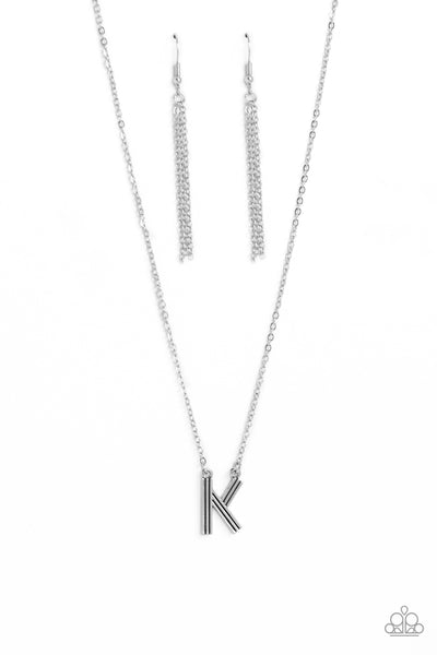 “K” Leave Your Initials - Silver - K