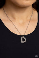 “D” Leave Your Initials - Silver - D