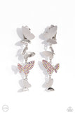 Flying Flashy - Pink Butterfly Earrings