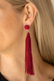 Tightrope Tassel - Red