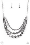 Beaded Beauty - Gunmetal