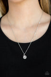 Worlds Best Mom - (White) Silver Paparazzi Necklace