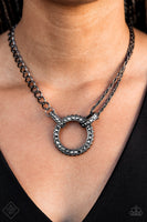 Razzle Dazzle- Gunmetal Paparazzi Necklace