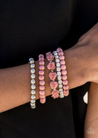 Paparazzi Rose Garden Grandeur - Pink Paparazzi Bracelet