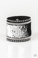 Paparazzi MERMAIDS Have More Fun Bracelet - Black/Silver