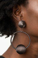 Social Sphere - Black Life of the Party Paparazzi Earrings