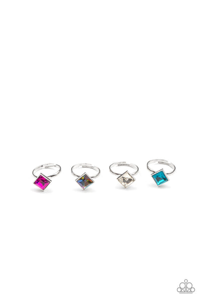 Starlet Shimmer Rings- Diamond Shaped Stone