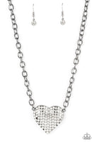 Heartbreakingly Blingy - Black Paparazzi Necklace