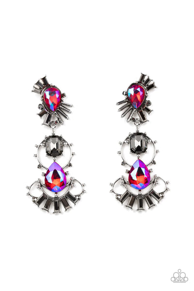 Paparazzi ♥ Ultra Universal - Pink ♥ Post Earrings