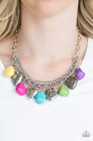 Change of Heart- Multi Paparazzi Charm Necklace