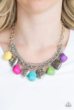 Change of Heart- Multi Paparazzi Charm Necklace