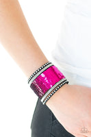 Paparazzi MERMAIDS Have More Fun Bracelet- Pink/Silver