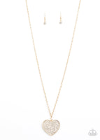 Have to learn the heart way- Gold Paparazzi Necklace