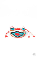 Beautifully Badlands - Red Paparazzi Bracelet