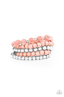 Paparazzi Rose Garden Grandeur - Pink Paparazzi Bracelet