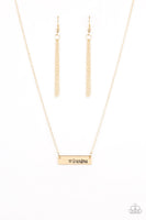 Best Grandma Ever- Paparazzi Gold Grandma Necklace