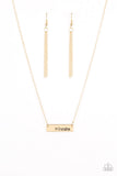 Best Grandma Ever- Paparazzi Gold Grandma Necklace