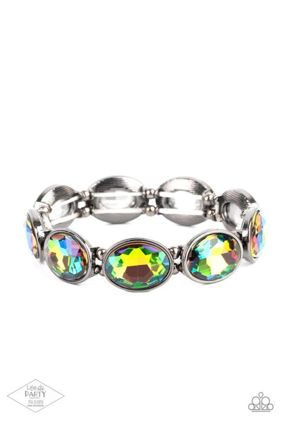 Diva In Disguise - Multi - OIL SPILL - Paparazzi Bracelet