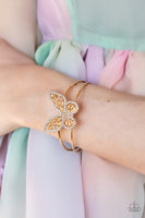 Paparazzi Bracelet- Butterfly Bella - Gold