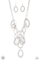 A Silver Spell- Paparazzi Blockbuster Necklace