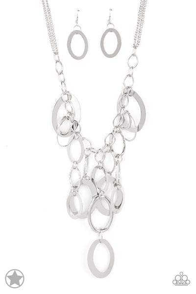 A Silver Spell- Paparazzi Blockbuster Necklace