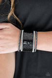 Paparazzi MERMAIDS Have More Fun Bracelet - Black/Silver